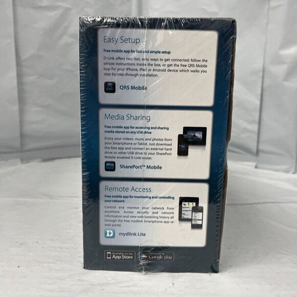 D-Link ‎DIR-836L Black Wireless 5 Ports N 750 Mbps Dual-Band Gigabit Router PB43 - Picture 6 of 7